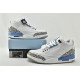 Air Jordan 3 UNC White Valor Blue Tech Grey CT8532 104 Womens And Mens Shoes